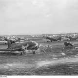 Adoperata prima dal Regime durante la guerra contro l�Albania e poi dagli Alleati come smistamento delle forze aeree...